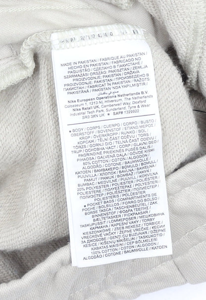 Nike Women’s Beige Jogger Sweatpants Small Cotton Blend