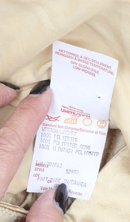 Womens UK Size 10 Joseph Ribkoff Beige Quilted Coat