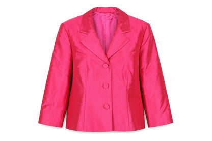 Womens UK Size 14 Veni Infantino Regular Pink Blazer