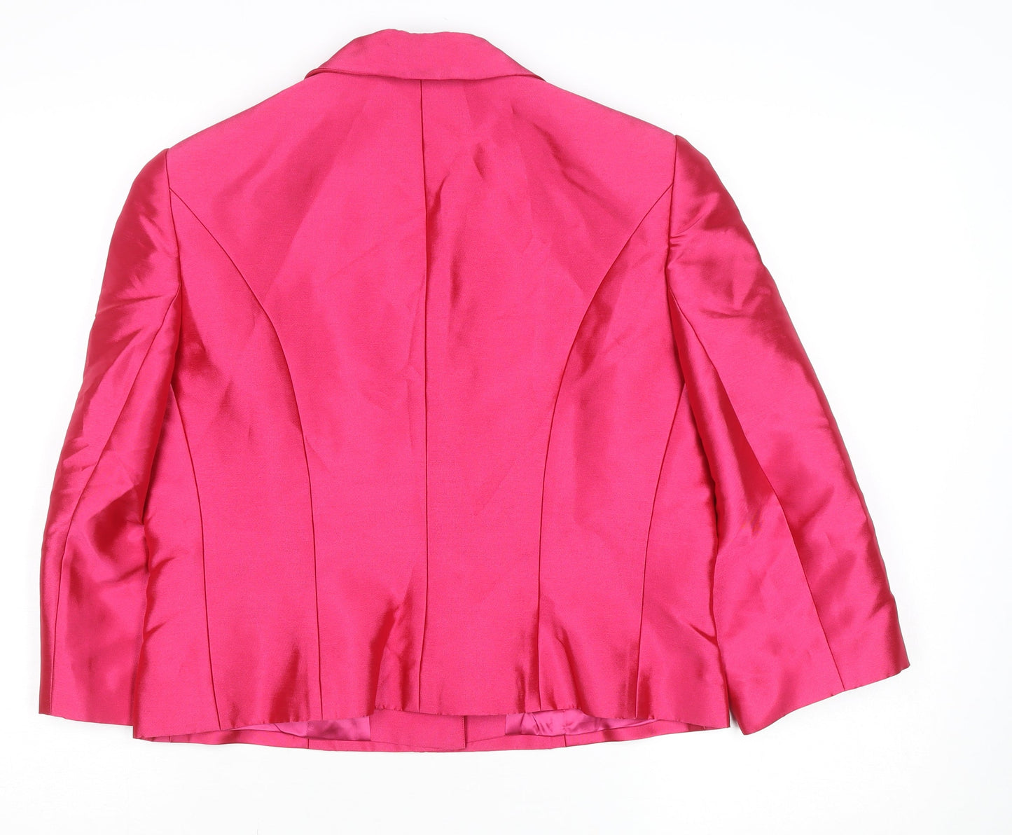 Womens UK Size 14 Veni Infantino Regular Pink Blazer