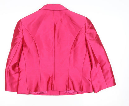 Womens UK Size 14 Veni Infantino Regular Pink Blazer
