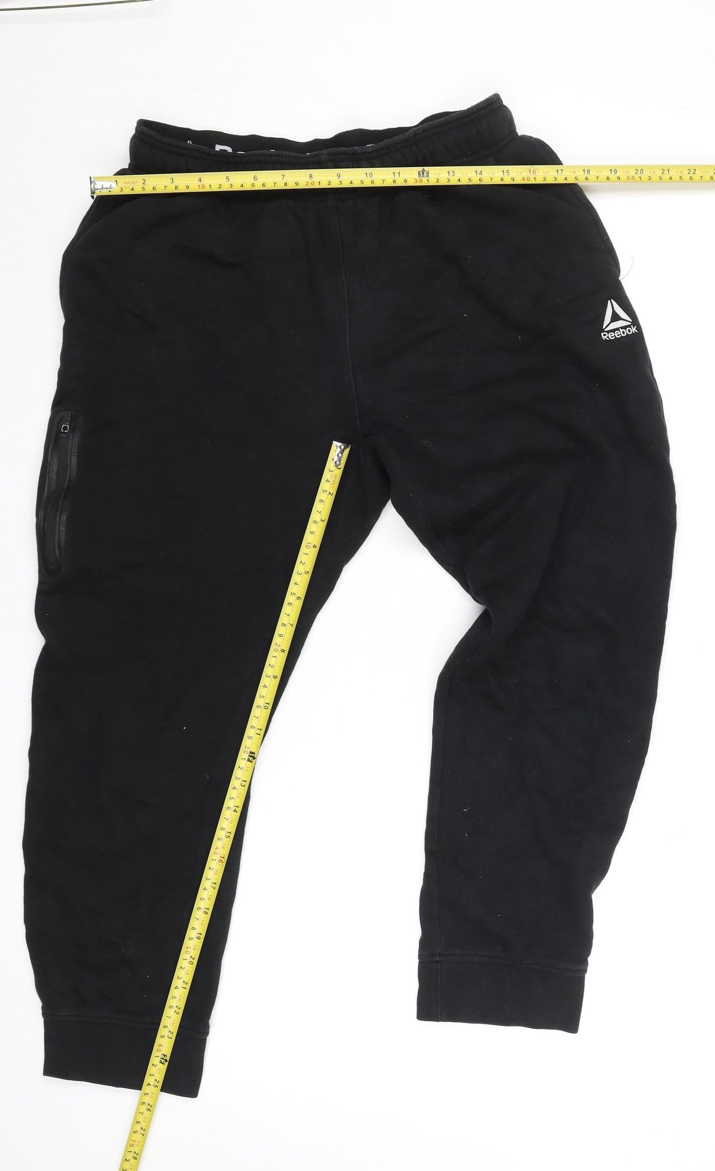 Reebok Men's Black L Jogger Sweatpants Cotton Blend Activewear