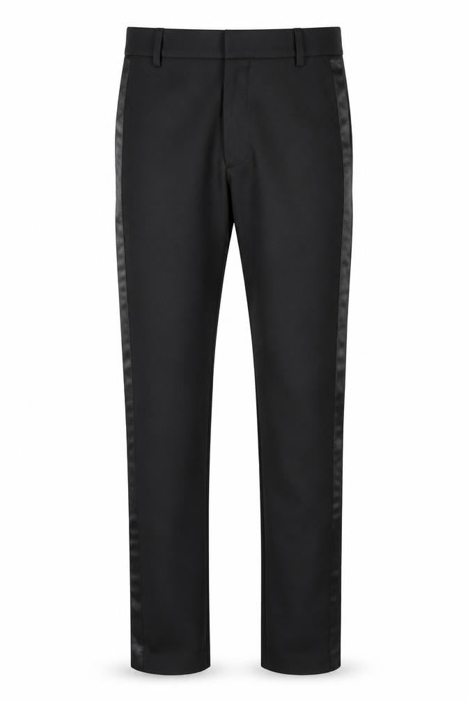 Mens UK Size 32 Zara Slim Fit Dress Pants Black Trousers