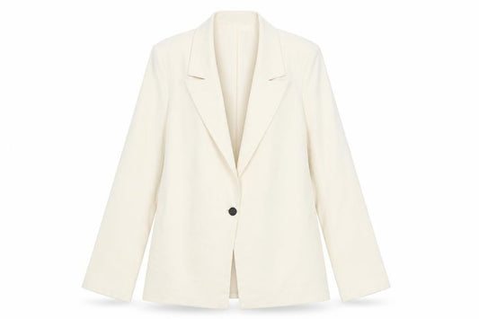Womens UK Size 10 PRETTYLITTLETHING Beige Basic Jacket