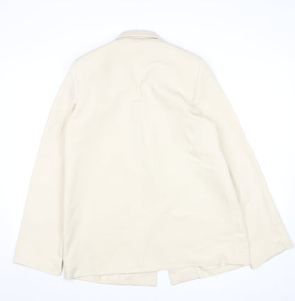 Womens UK Size 10 PRETTYLITTLETHING Beige Basic Jacket