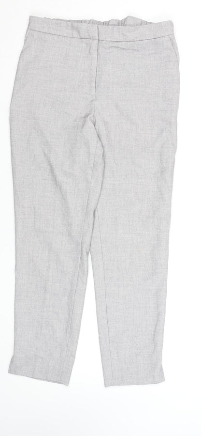 Womens UK Size 10 H&M Regular Fit Casual Workwear Grey Trousers