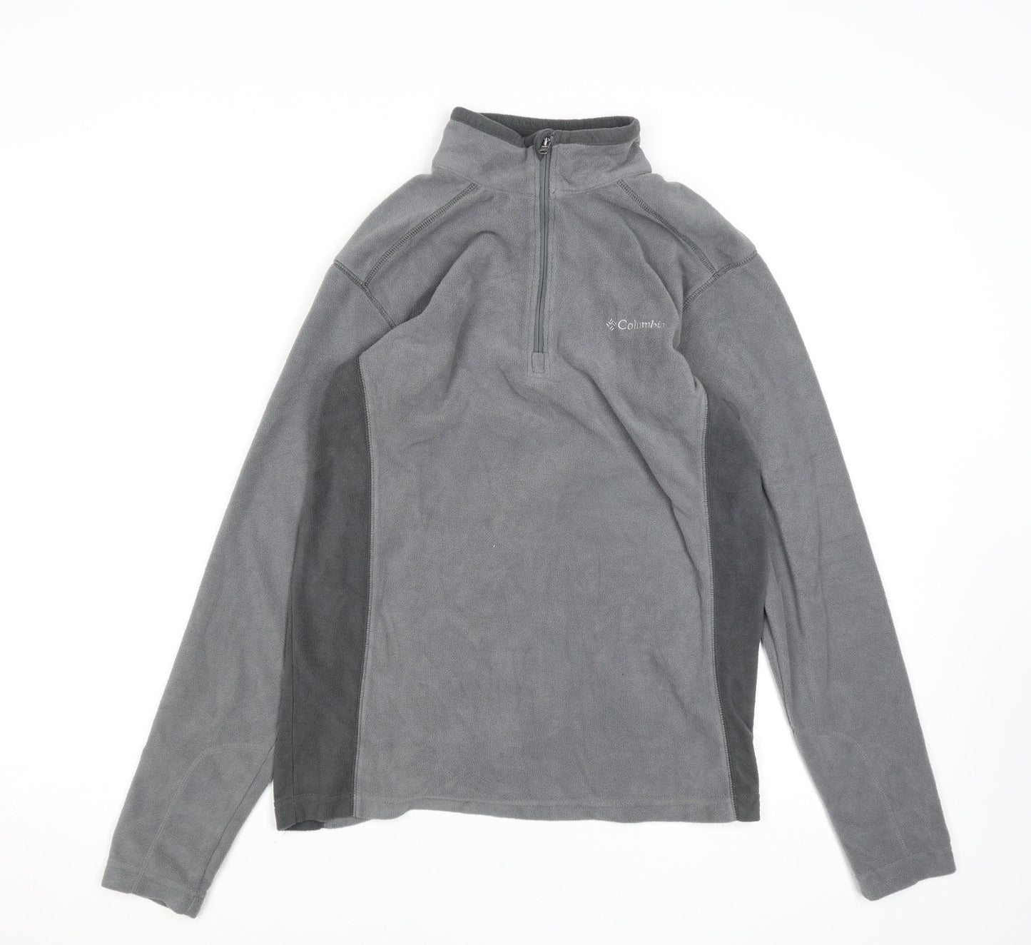 Columbia Women's Grey Fleece 1/4 Zip Pullover Sweatshirt Size S