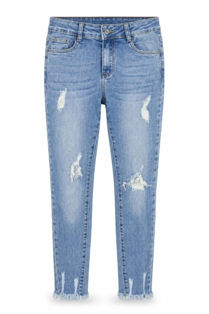 Womens UK Size M Redial Slim Fit Skinny Blue Jeans
