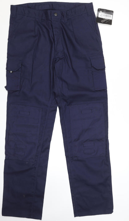 Mascot Men’s Blue Cargo Workwear Trousers Size 38in