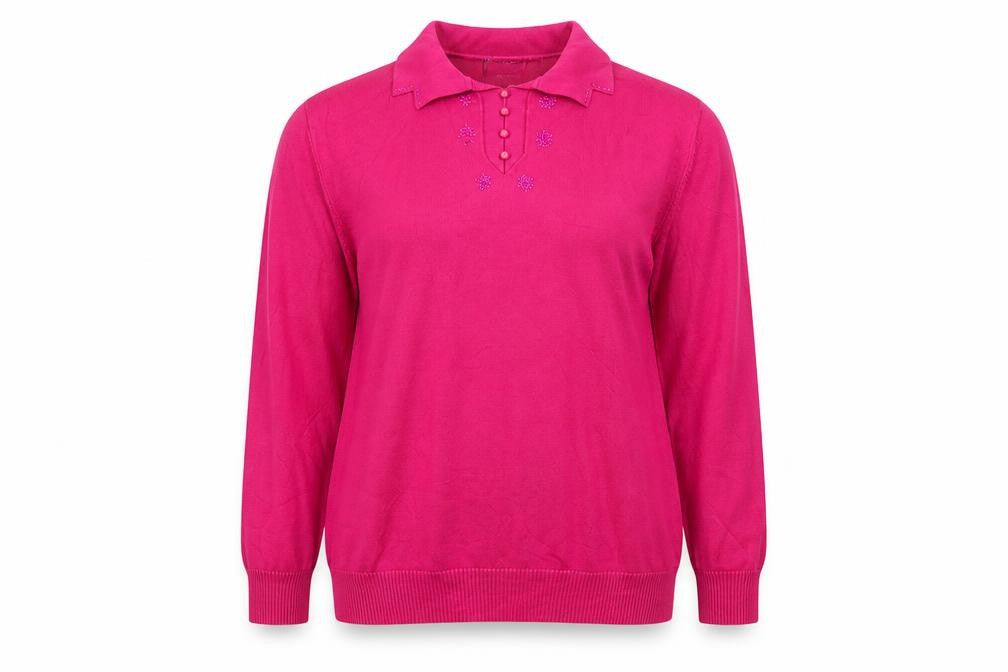 Womens UK Size 18 Castle of Ireland Pink Pullover Jumper