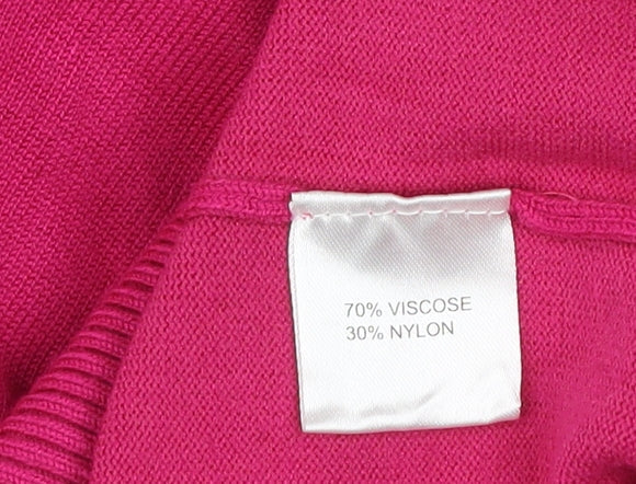 Womens UK Size 18 Castle of Ireland Pink Pullover Jumper