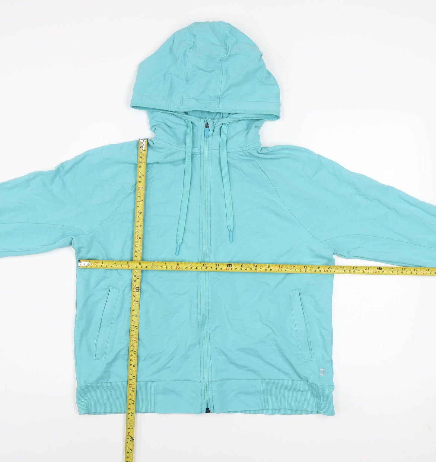 Marks and Spencer Womens Blue Size 16 Hooded Full Zip Track Jacket