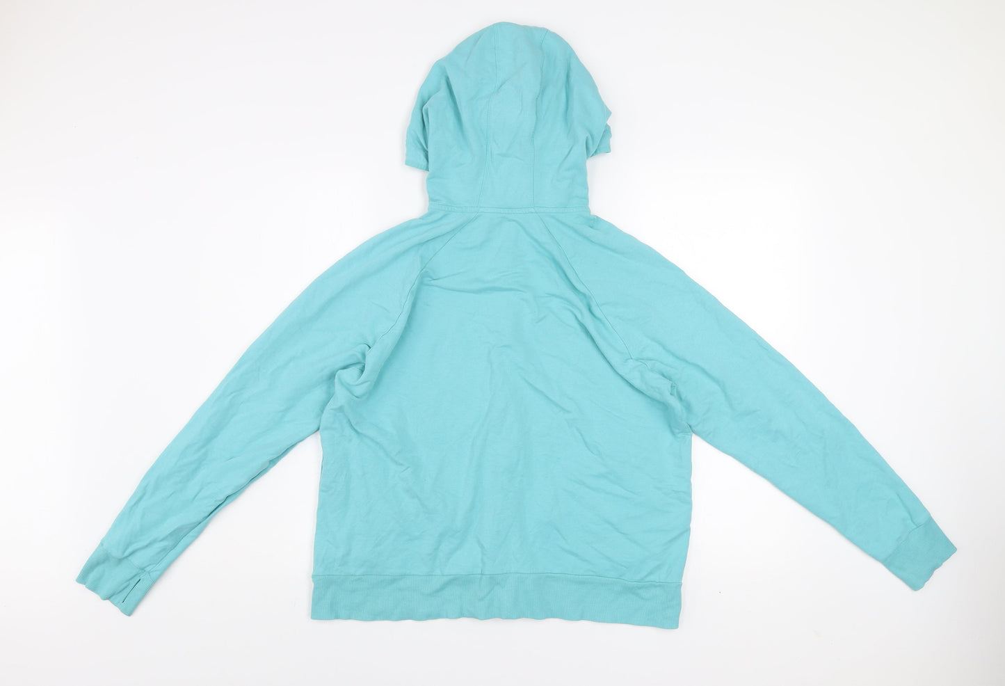 Marks and Spencer Womens Blue Size 16 Hooded Full Zip Track Jacket