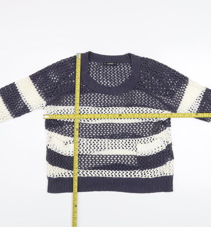 Womens UK Size L Dunnes Blue Pullover Jumper