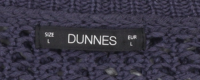 Womens UK Size L Dunnes Blue Pullover Jumper