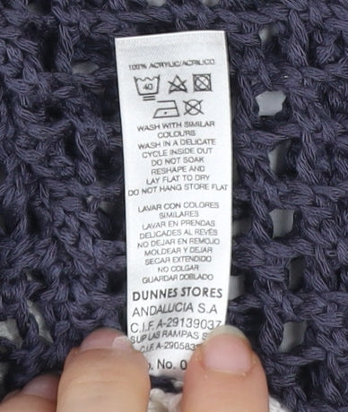 Womens UK Size L Dunnes Blue Pullover Jumper