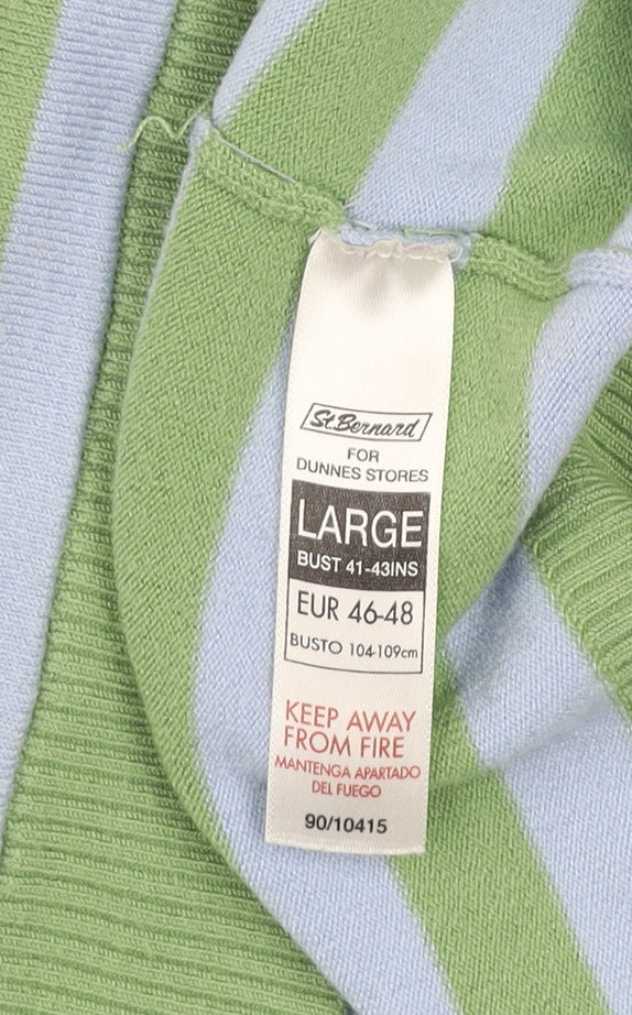 Mens UK Size L Dunnes Stores Multicoloured Pullover Sweatshirt