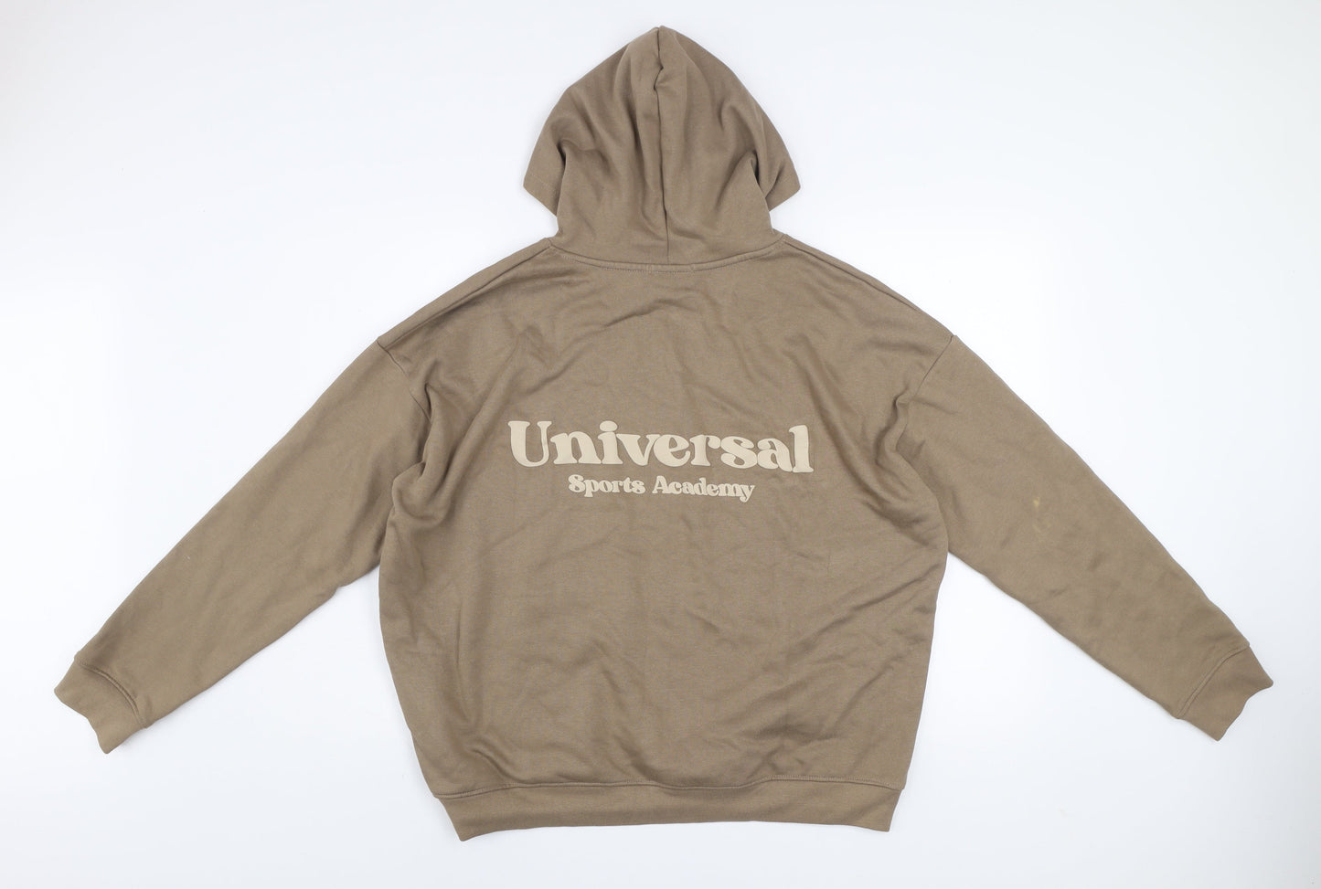 Mens UK Size S PRETTYLITTLETHING Beige Pullover Hoodie