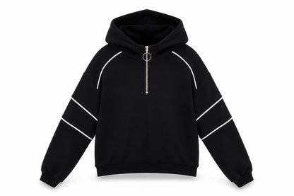 Womens UK Size S H&M Divided Black Pullover Hoodie