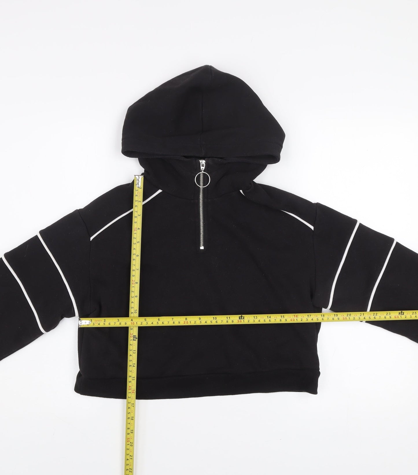 Womens UK Size S H&M Divided Black Pullover Hoodie