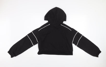 Womens UK Size S H&M Divided Black Pullover Hoodie