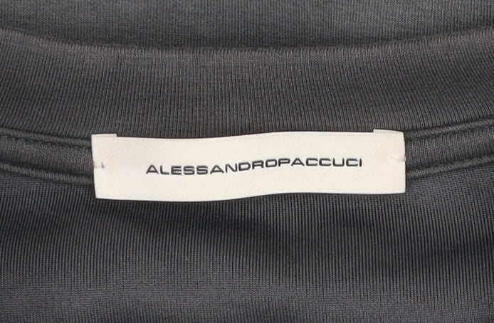 Womens UK Size 10 Alessandro Paccuci Grey Pullover Sweatshirt