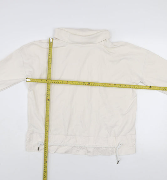 Womens UK Size S Gallery Ivory Pullover Sweatshirt
