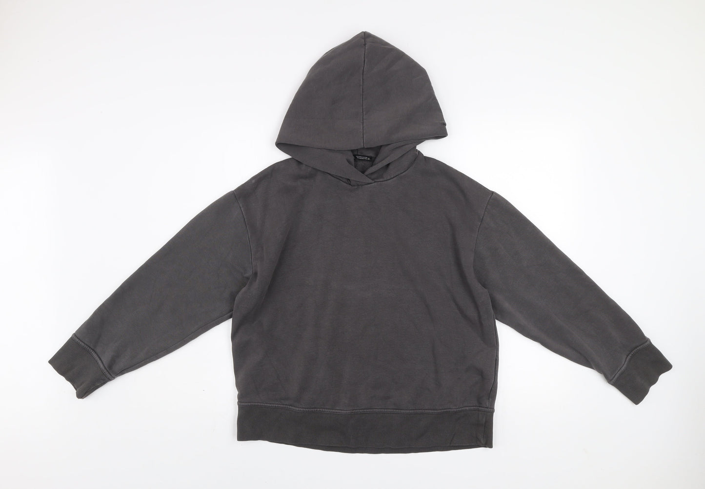 Womens UK Size M Zara Grey Pullover Hoodie
