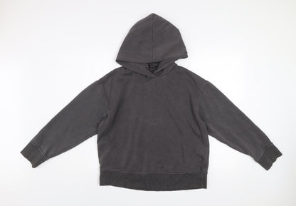 Womens UK Size M Zara Grey Pullover Hoodie