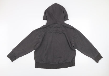 Womens UK Size M Zara Grey Pullover Hoodie