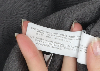 Womens UK Size M Zara Grey Pullover Hoodie