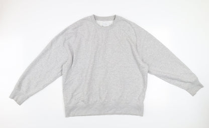 Mens UK Size M Topman Grey Pullover Sweatshirt
