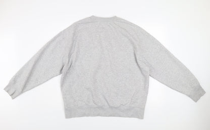 Mens UK Size M Topman Grey Pullover Sweatshirt