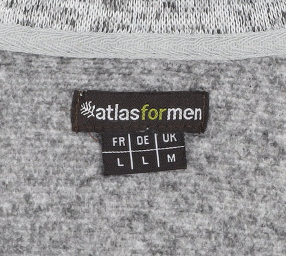 Mens UK Size M Atlas For Men Grey Pullover Sweatshirt