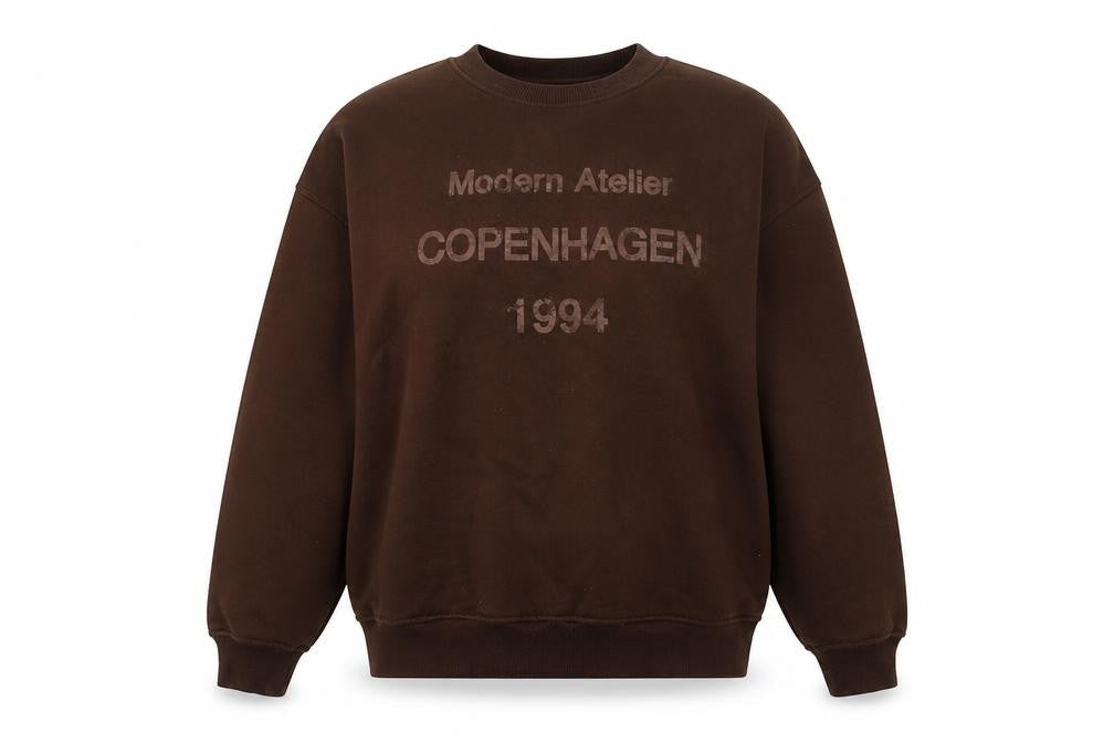 Womens UK Size M Dunnes Brown Pullover Sweatshirt