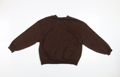 Womens UK Size M Dunnes Brown Pullover Sweatshirt