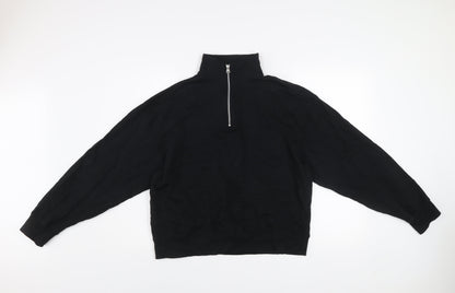 Womens UK Size 10 ASOS Design Black Pullover Sweatshirt