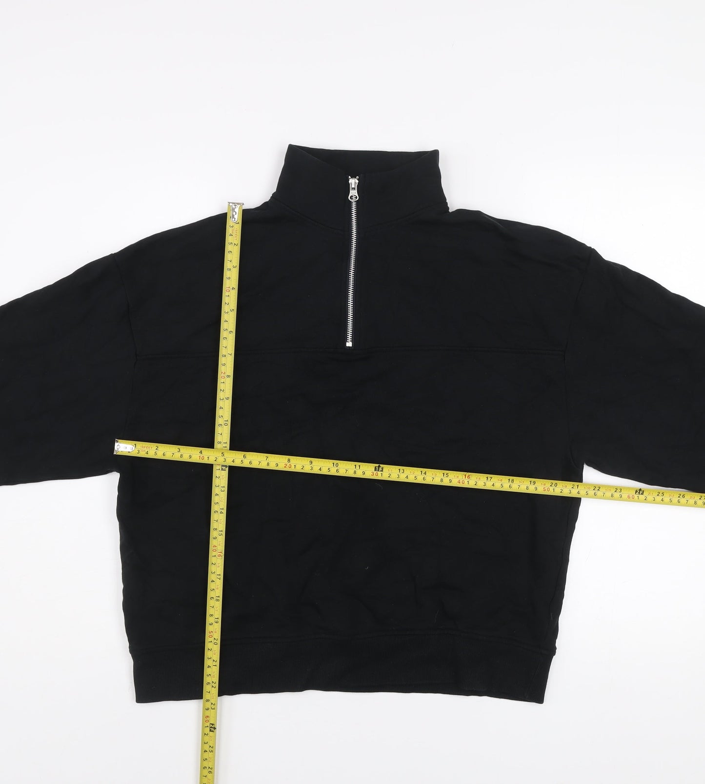 Womens UK Size 10 ASOS Design Black Pullover Sweatshirt