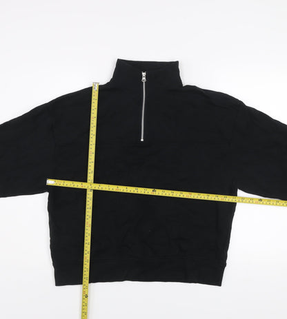 Womens UK Size 10 ASOS Design Black Pullover Sweatshirt