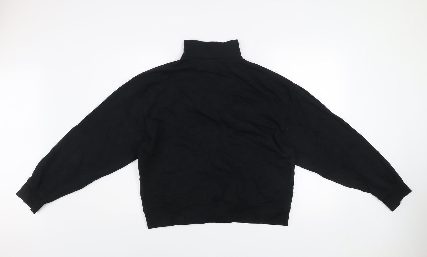 Womens UK Size 10 ASOS Design Black Pullover Sweatshirt