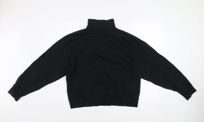 Womens UK Size 10 ASOS Design Black Pullover Sweatshirt