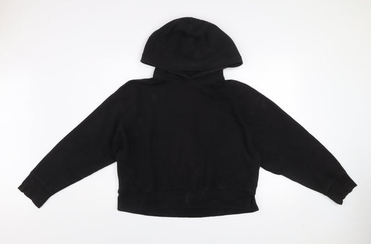 Womens UK Size L Zara Black Pullover Hoodie