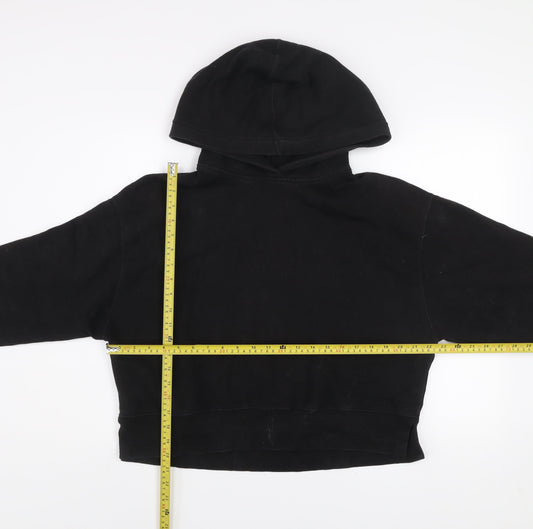 Womens UK Size L Zara Black Pullover Hoodie