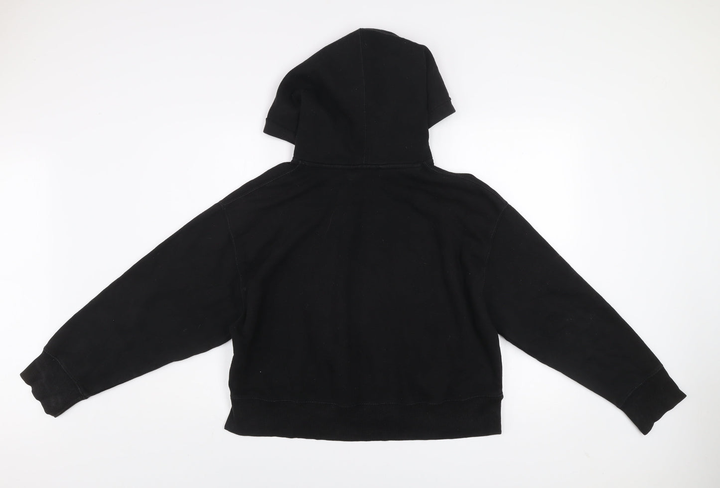 Womens UK Size L Zara Black Pullover Hoodie