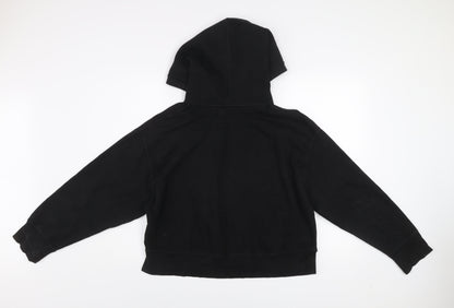 Womens UK Size L Zara Black Pullover Hoodie