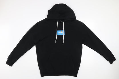 Mens UK Size M ellesse Black Pullover Hoodie