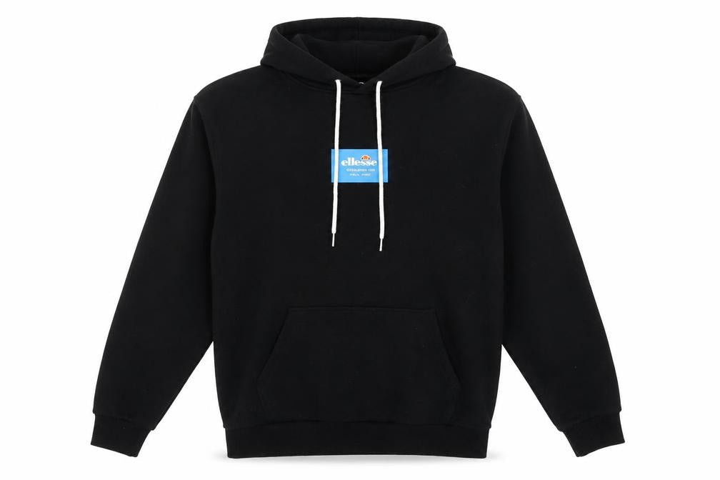 Mens UK Size M ellesse Black Pullover Hoodie