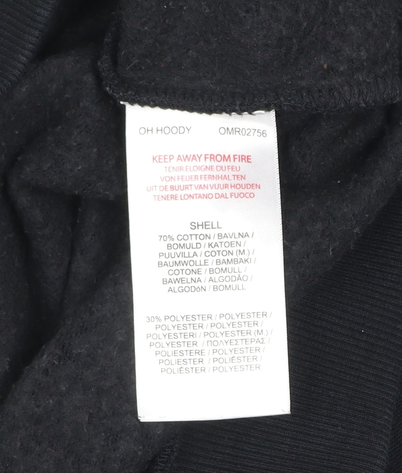 Mens UK Size M ellesse Black Pullover Hoodie