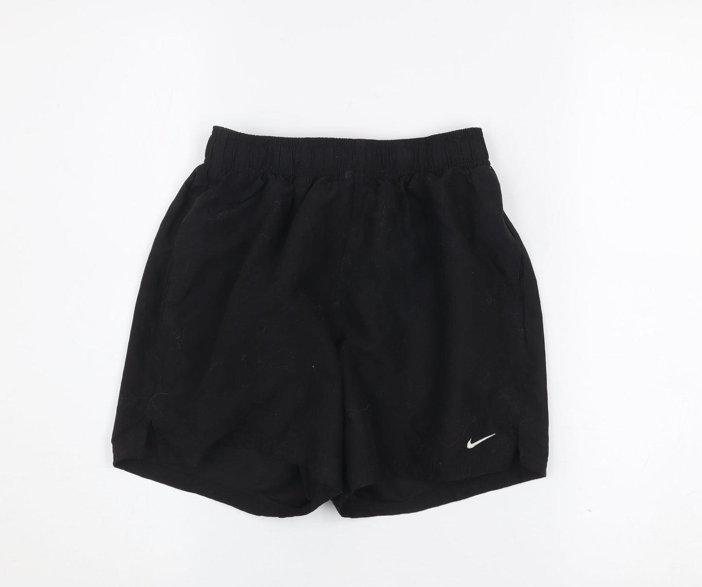Nike Womens Black Small Polyester Running Shorts