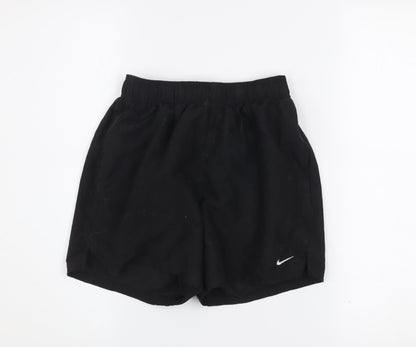 Nike Womens Black Small Polyester Running Shorts